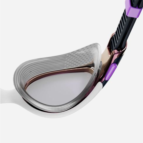 Speedo Schwimmbrille Women Biofuse 2.0 white/true navy gespiegelt