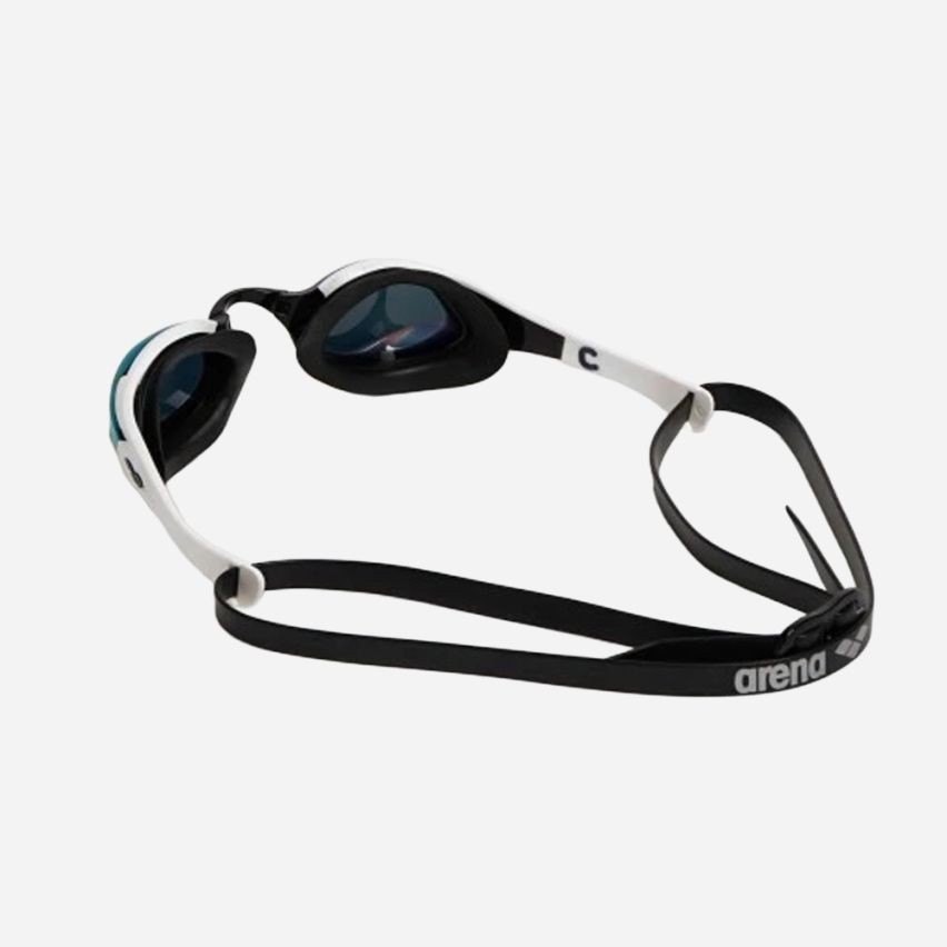 Arena Schwimmbrille Cobra Edge Swipe gold/white gespiegelt