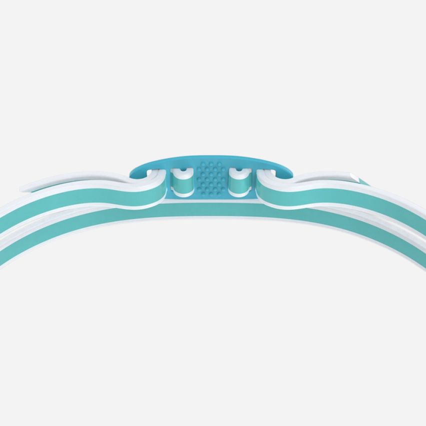 Speedo Schwimmbrille Vanquisher 3.0 blau/gold gespiegelt 